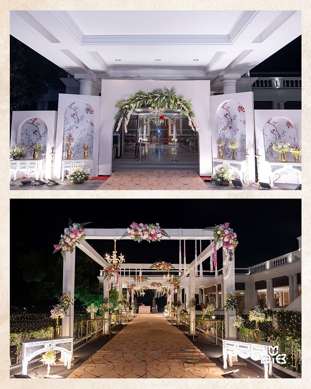 🌸 Priyasha & Raghav - Wedding Reception - Regal Floral Romance 🌸An evening steeped in grace, g (1)